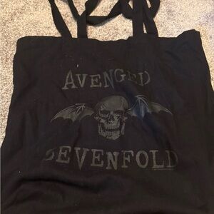Black Tote Bag Avenged Sevenfold